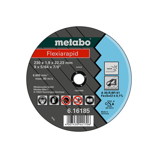 Metabo Clase de calidad A 60-R / A 46-R / A 30-R “Flexiarapid” Inox - Lote de 25 uds