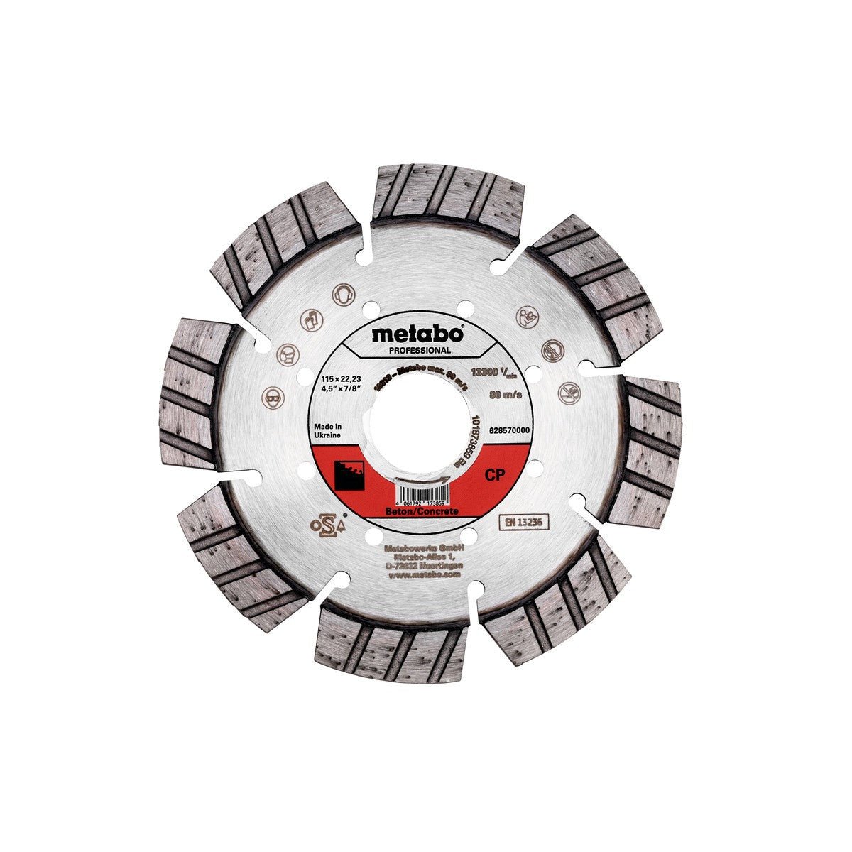 Metabo Discos de cortar de diamante "professional" / CP - Ferrotecnia