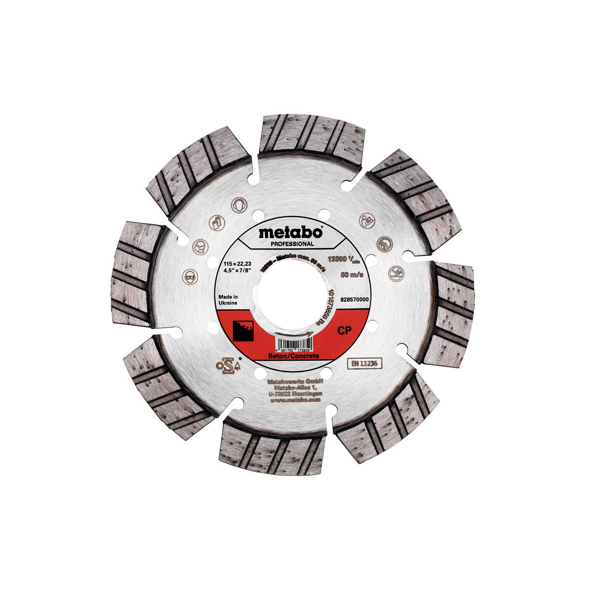 Metabo Discos de cortar de diamante "professional" / CP