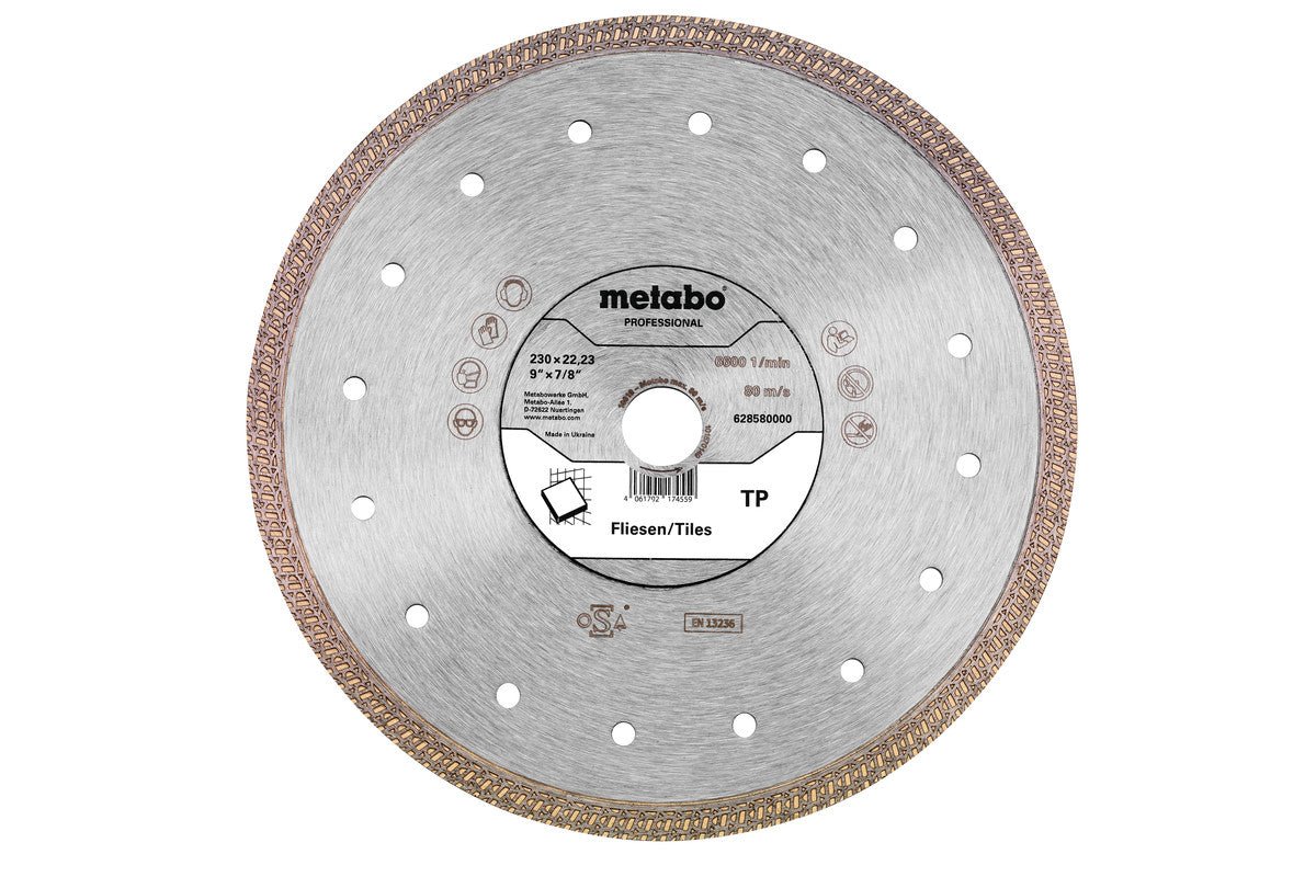 Metabo Discos de cortar de diamante "professional" / TP — 628580000