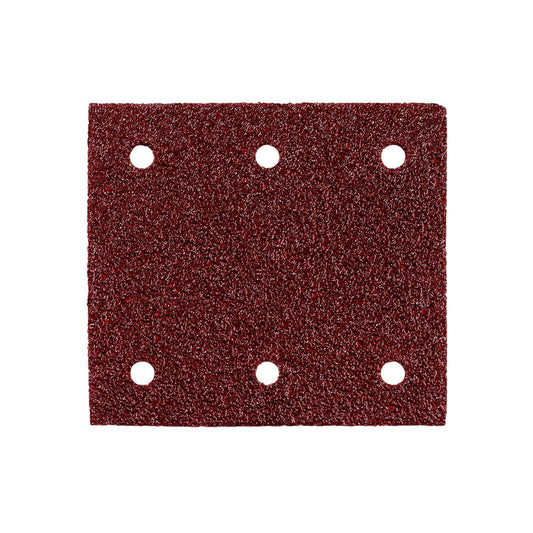 Metabo Hojas de lijar adhesivas 103 x 115 mm, 6 perforaciones, con enganche con tejido autoadherente - Ferrotecnia