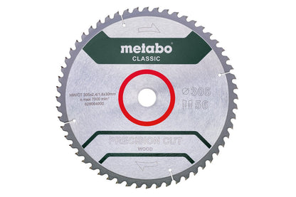 Metabo Hojas para sierras circulares "precision cut wood", calidad classic, para sierras circulares semiestacionarias — 628064000