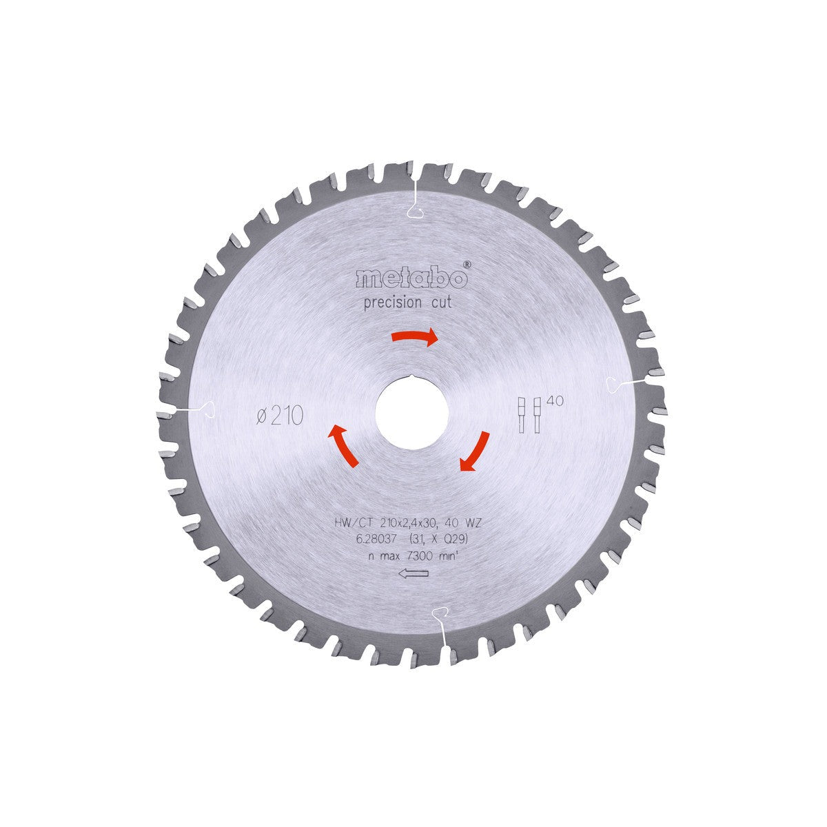 Metabo Hojas para sierras circulares "precision cut wood", calidad professional, para sierras circulares semiestacionarias