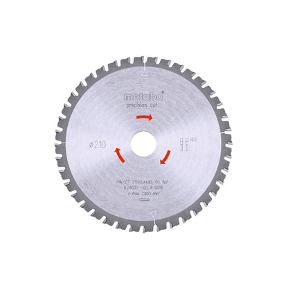 Metabo Hojas para sierras circulares "precision cut wood", calidad professional, para sierras circulares semiestacionarias