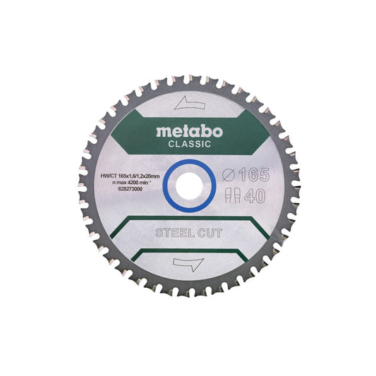 Metabo Hojas para sierras circulares "steel cut/sandwich panel", calidad classic, para sierras circulares manuales