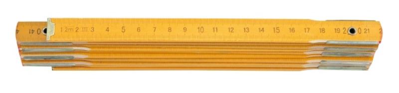 Stanley 0-35-458 - Metro plegable de madera, 2 m x 17 mm