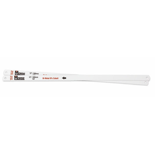 Morse HHB1218 - Hoja para sierra de mano Morse 300x12,7x0,6 mm. con 18 DPP (lote de 100 unidades)