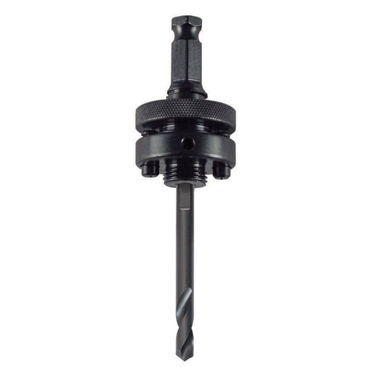 Morse MA45PSN - Spindle with Morse driver pilots for hole saws with a diameter of 32 to 152 mm, with 7/16" HEX anchor.