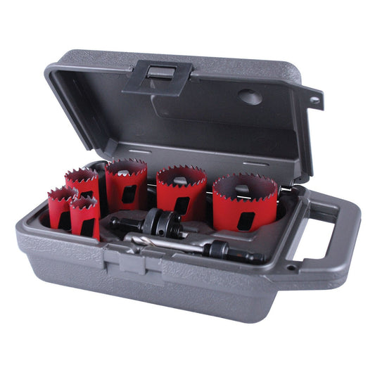 Morse MHS04P 8-Piece Morse MHS Bi-Metal Drill Bit Set for Plumbers