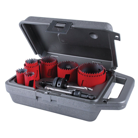 Morse MHS100 11-Piece Morse MHS Bi-Metal Core Drill Bit Set for Maintenance