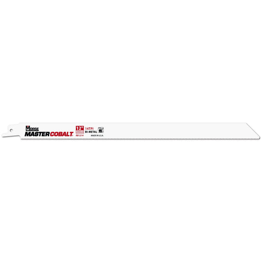 Morse RB1214T50 - MASTER COBALT 12" 035 14T 50PK Reciprocating Saw Blades for Metal