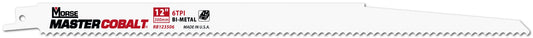 Morse RB123506T50 - Sierras de sable para madera MASTER COBALT 12" 035 6T 50PK - Ferrotecnia