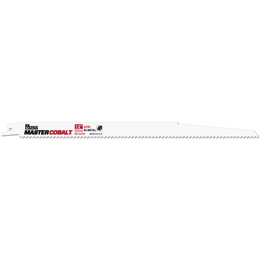 Morse RB123506T50 - MASTER COBALT 12" 035 6T 50PK Reciprocating Saw Blades for Wood