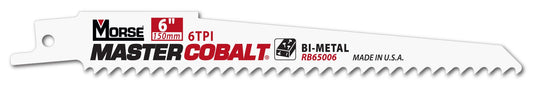 Morse RB125006T50 - Sierra de sable para madera Morse Master Cobalt 305x20x1,3 mm. con 6 DPP (paquete 50 unidades) - Ferrotecnia