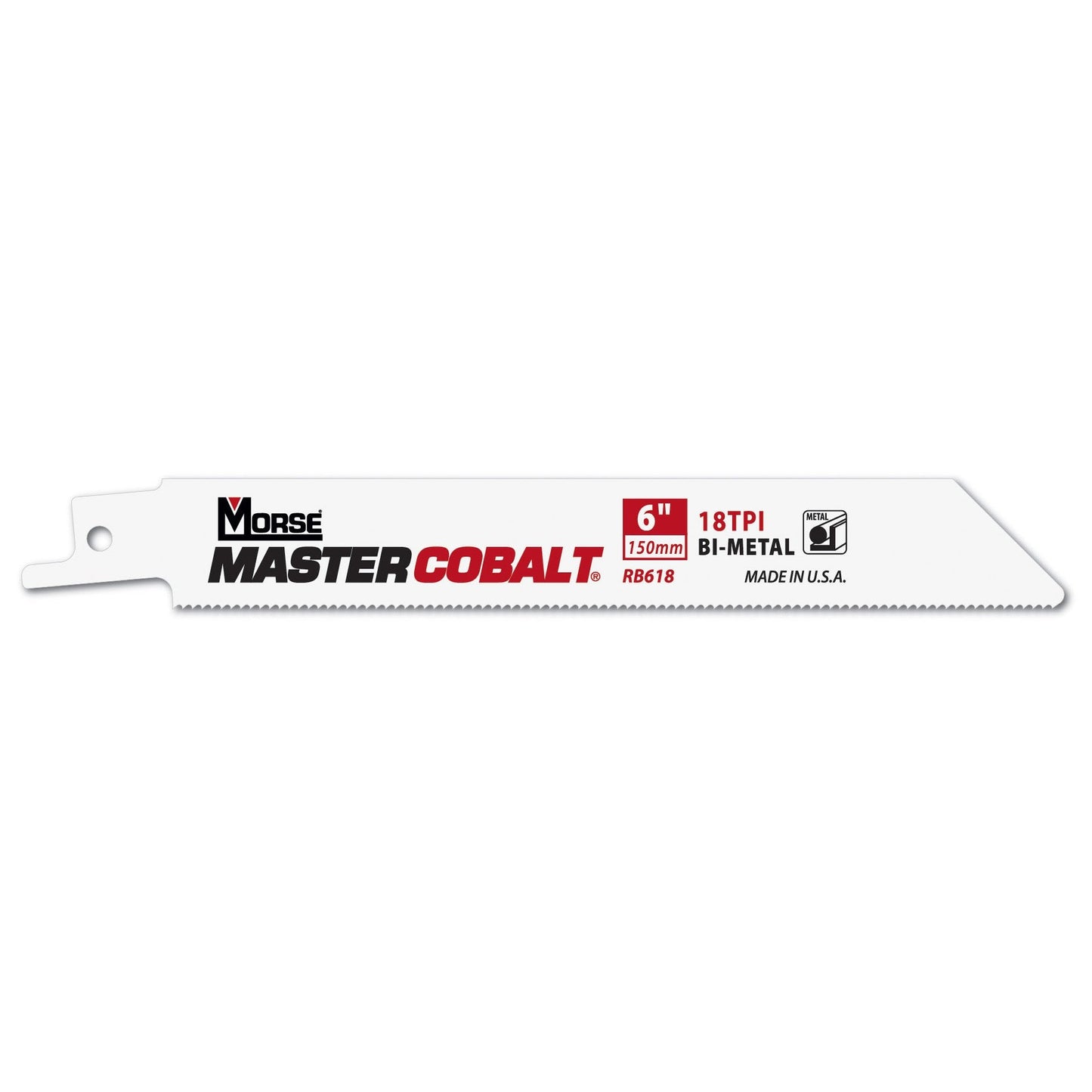 Morse RB618T50 -  Sierras de sable para metal MASTER COBALT 6" 035 18T 50PK