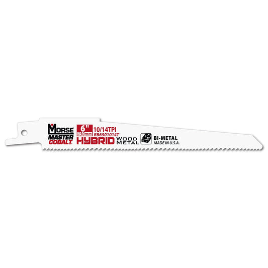 Morse RB6501014T50 - MASTER COBALT Hybrid 6" 050 10/14 50P Metal Reciprocating Saws