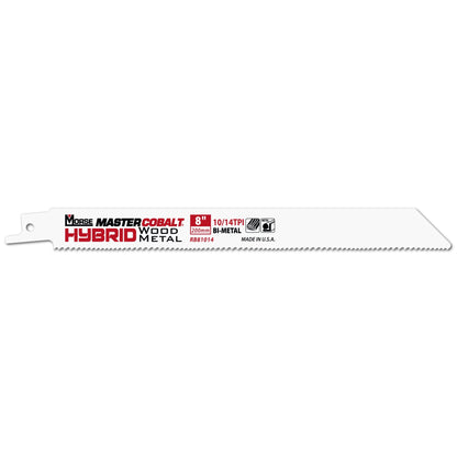 Morse RB81014T50 - MASTER COBALT Hybrid 8" 035 10/14 50P Metal Reciprocating Saws