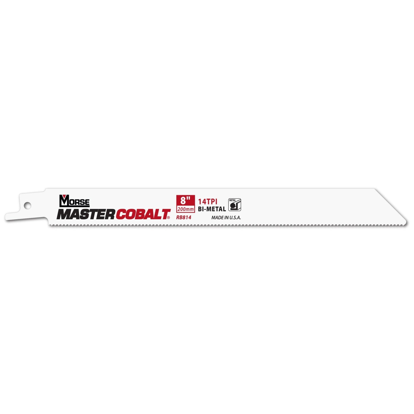 Lames de scie alternative Morse RB814T50 - MASTER COBALT 8" 035 14T (lot de 50) pour métaux