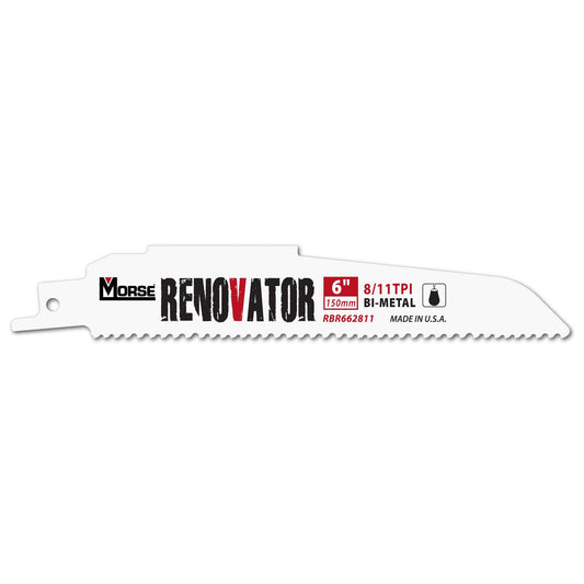 Morse RBR1262811T03 - Morse Renovator saber saw for demolition work 305x25x1.6 mm. with 8/11 DPP (package 3 units)