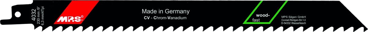 MPS - Hoja de sierra de sable Classic - Line - Wood 4032 - Ferrotecnia