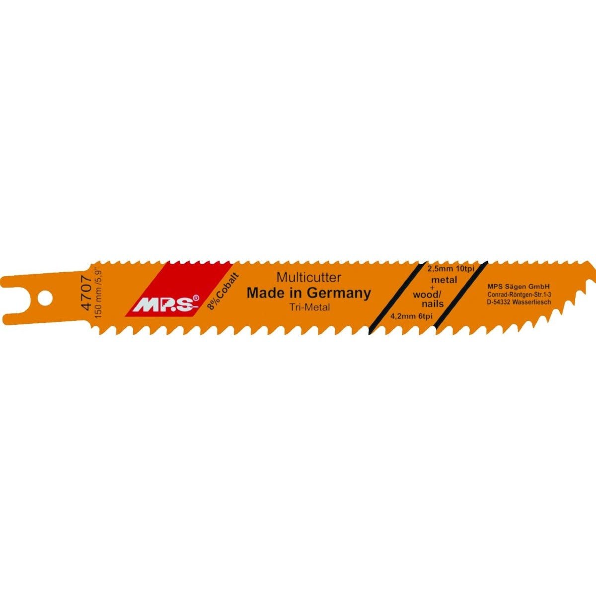 MPS - Hoja de sierra de sable Profi-Line 4707 - Ferrotecnia