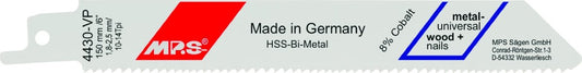 MPS - Hoja de sierra de sable Profi - Line - Universal 4430 - VP - Ferrotecnia