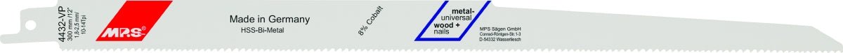 MPS - Hoja de sierra de sable Profi - Line - Universal 4432 - VP - Ferrotecnia