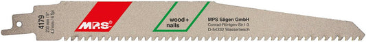 MPS - Hoja de sierra de sable Profi - Top - Carbide - Line 4179 - Ferrotecnia
