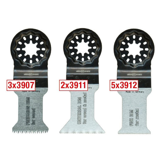 MPS - 10-Piece Oscillating Saw Blade Set for Wood and Metal 3900-SET 1