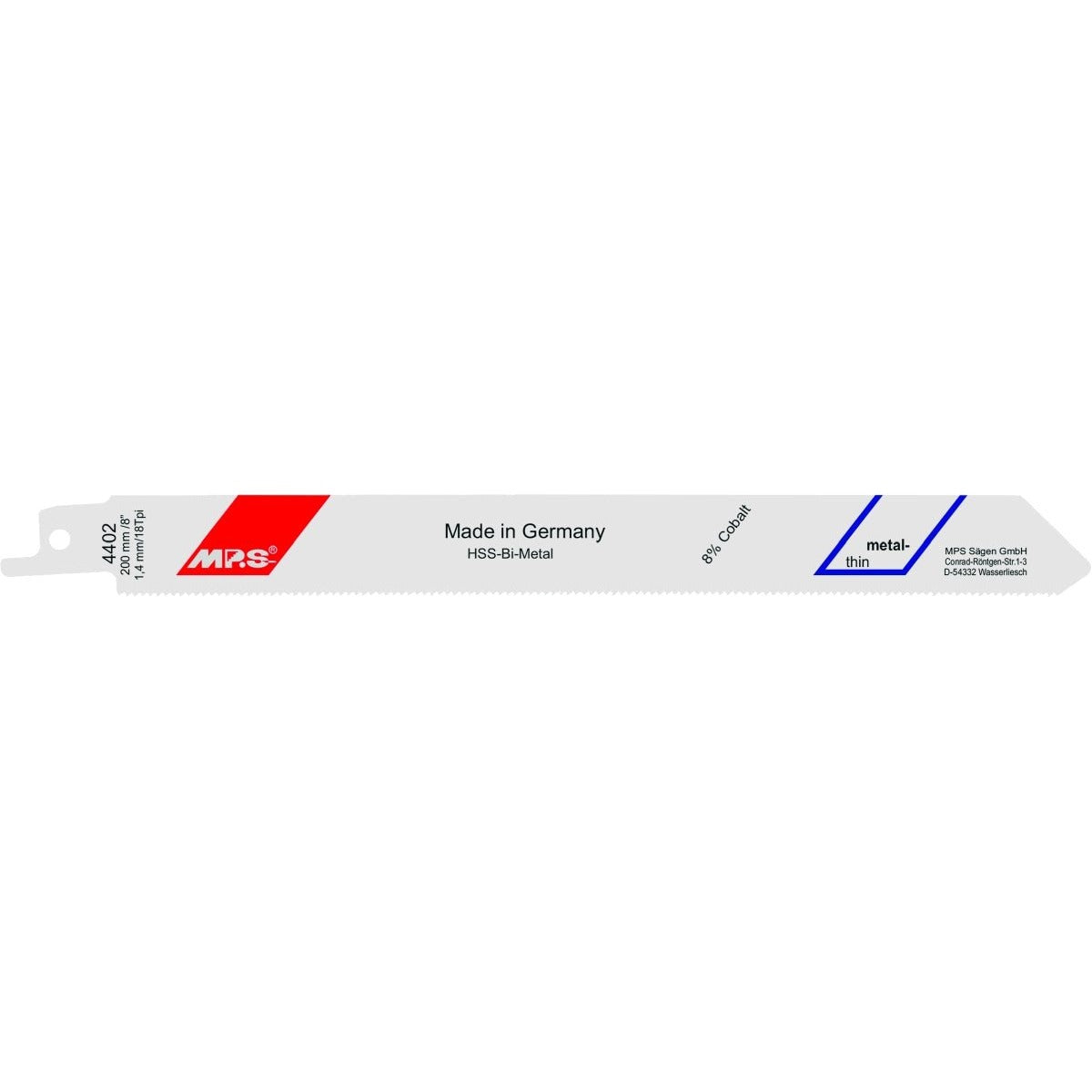 MPS - Profi-Line-Metal 4402 Sabre Saw Blade