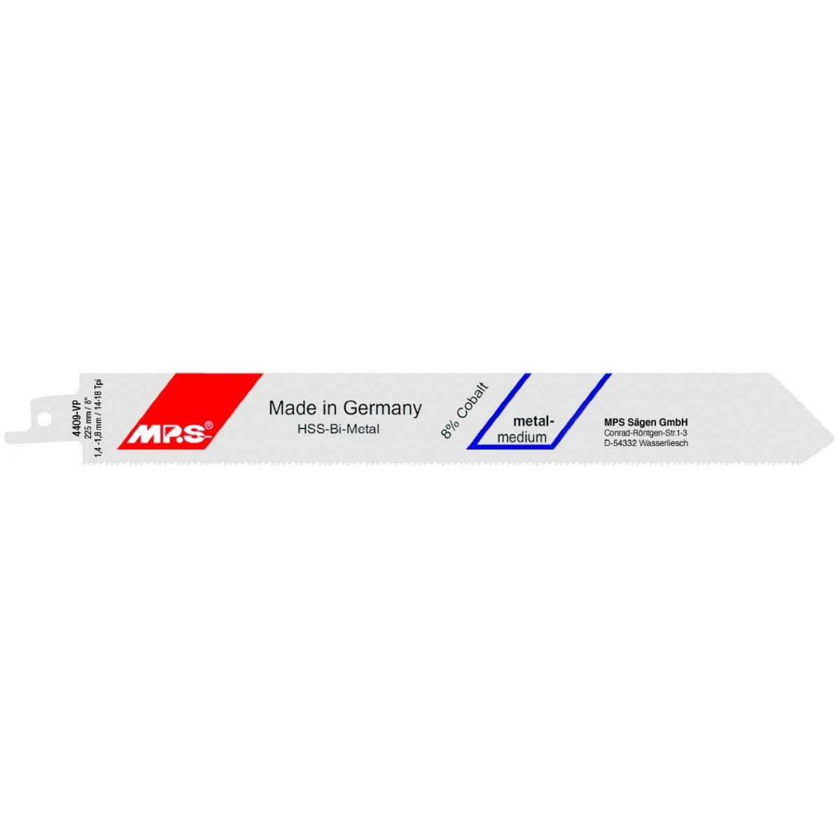 MPS - Profi-Line-Metal 4409-VP Sabre Saw Blade
