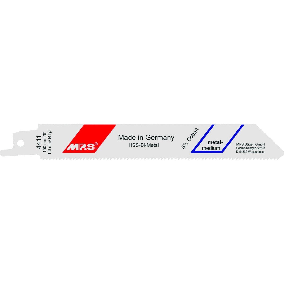 MPS - Hoja de sierra de sable Profi-Line-Metal 4411