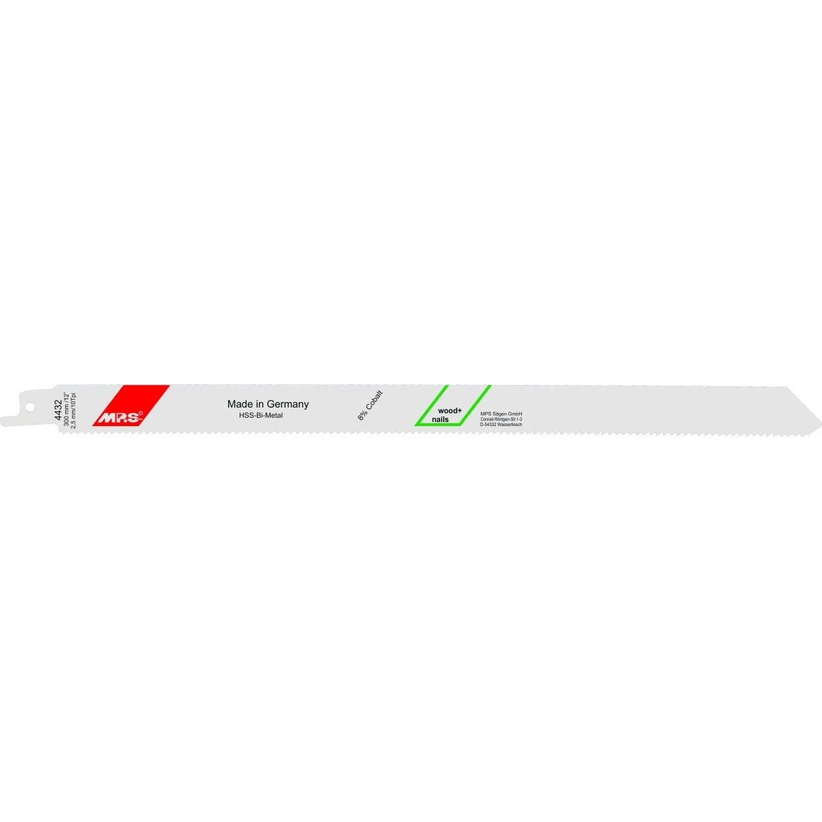 MPS - Hoja de sierra de sable Classic-Line-Wood 4432