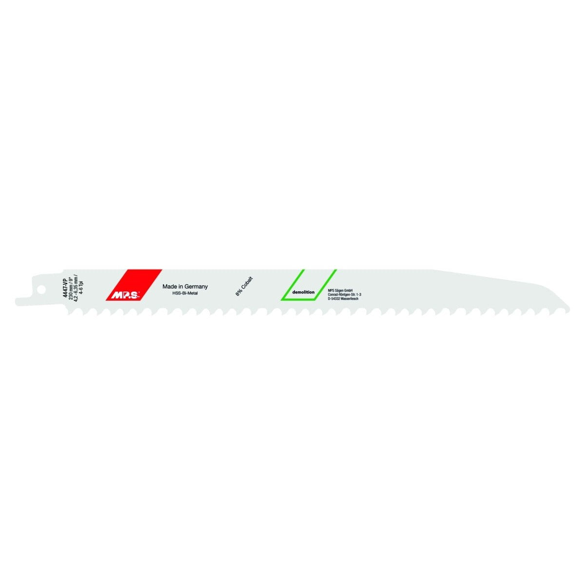 MPS - Profi-Line Reciprocating Saw Blade - Demolition 4447-VP