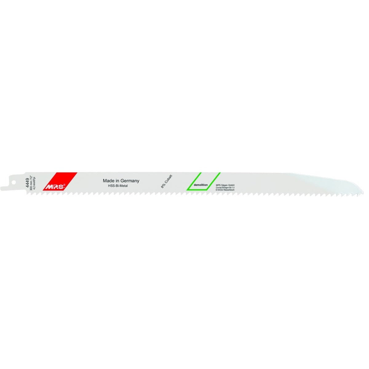 MPS - Profi-Line-Demolition Sabre Saw Blade 4449