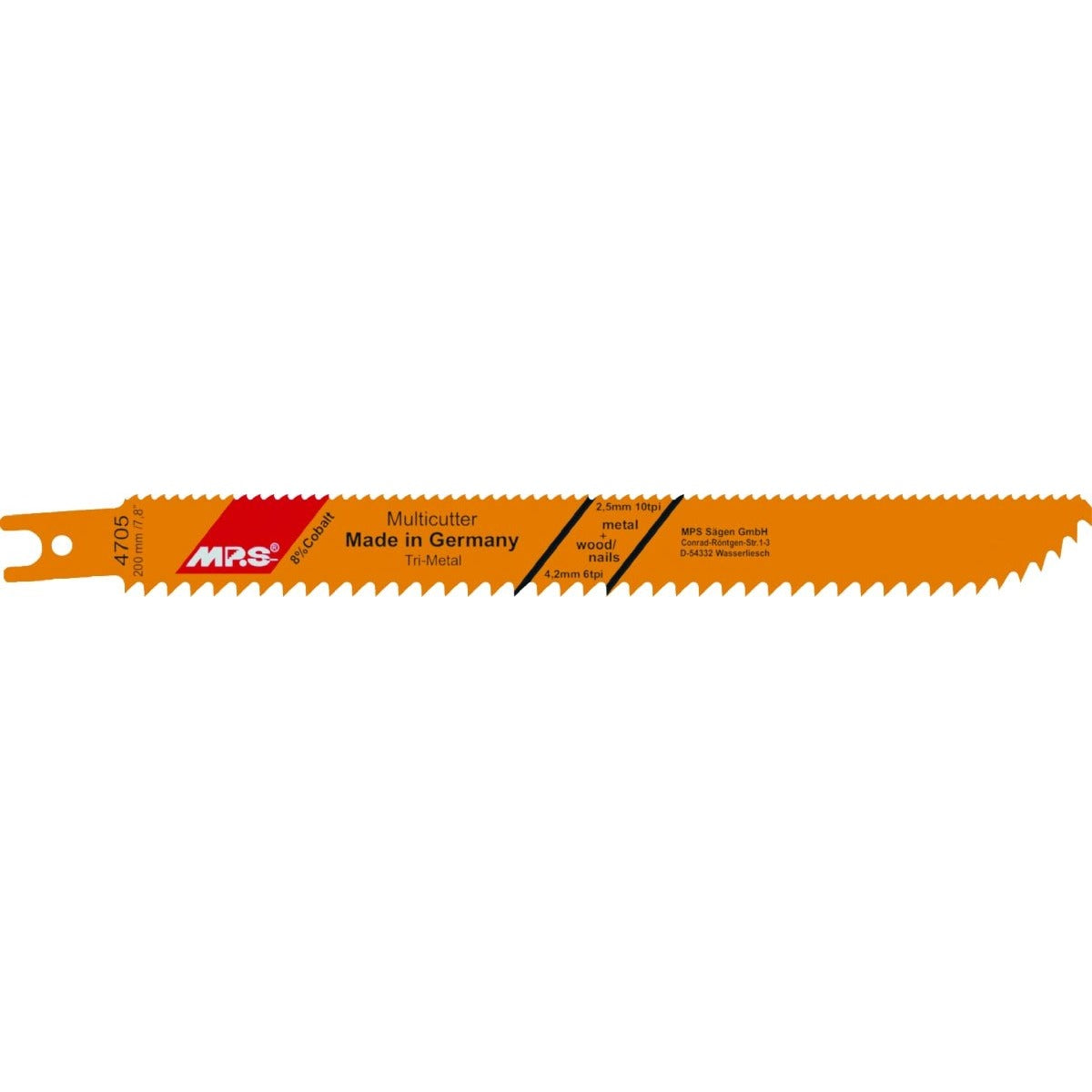 MPS - Hoja de sierra de sable Profi-Line 4705