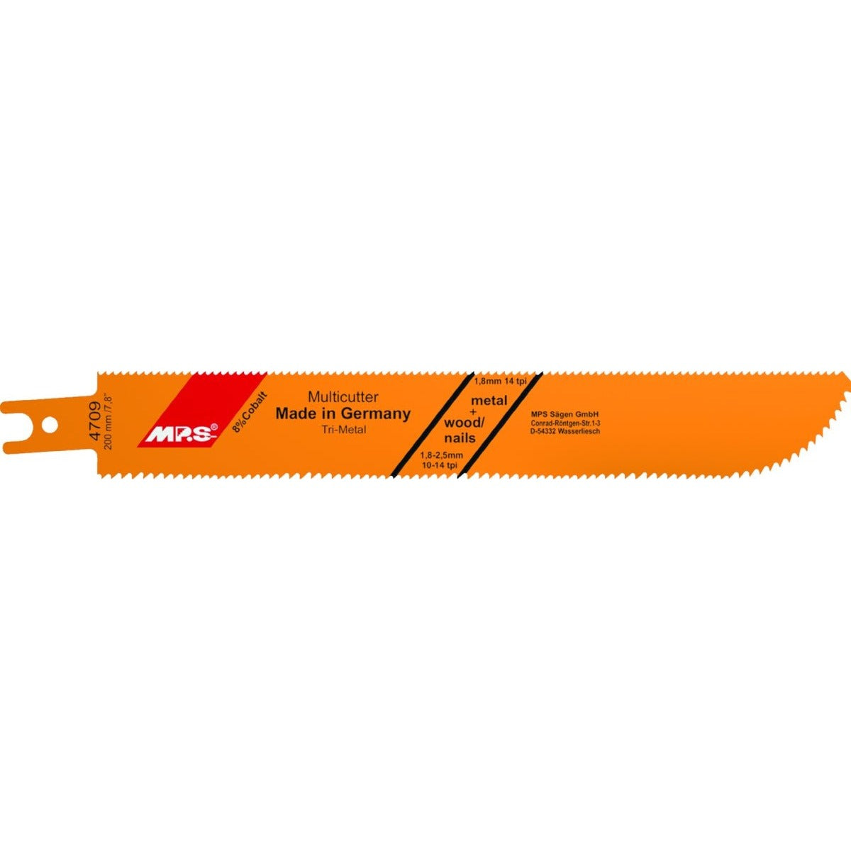MPS - Profi-Line 4709 Reciprocating Saw Blade