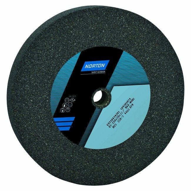 Norton 69210434201 - Muela abrasiva de electrocorindón A60M5VBE, 150 x 20 x 12,7 mm