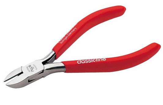 NWS 023 - 72 - 115 - Alicate electrónica corte diagonal con retenedor de alambres - Ferrotecnia