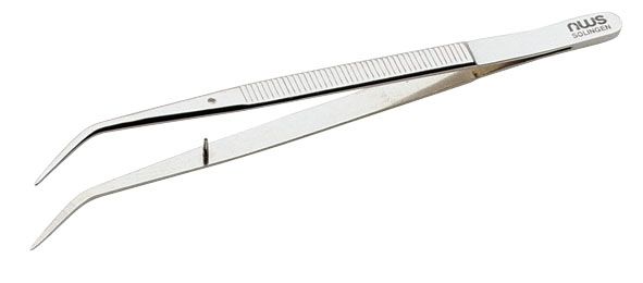 NWS 027G - 160 - Pinzas precisión puntas acodadas 40º - Ferrotecnia