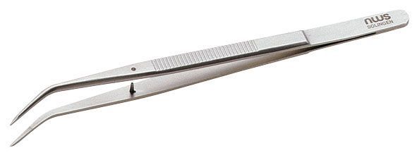 NWS 028C - 155 - Pinzas precisión soldadura acodadas Inox - Ferrotecnia