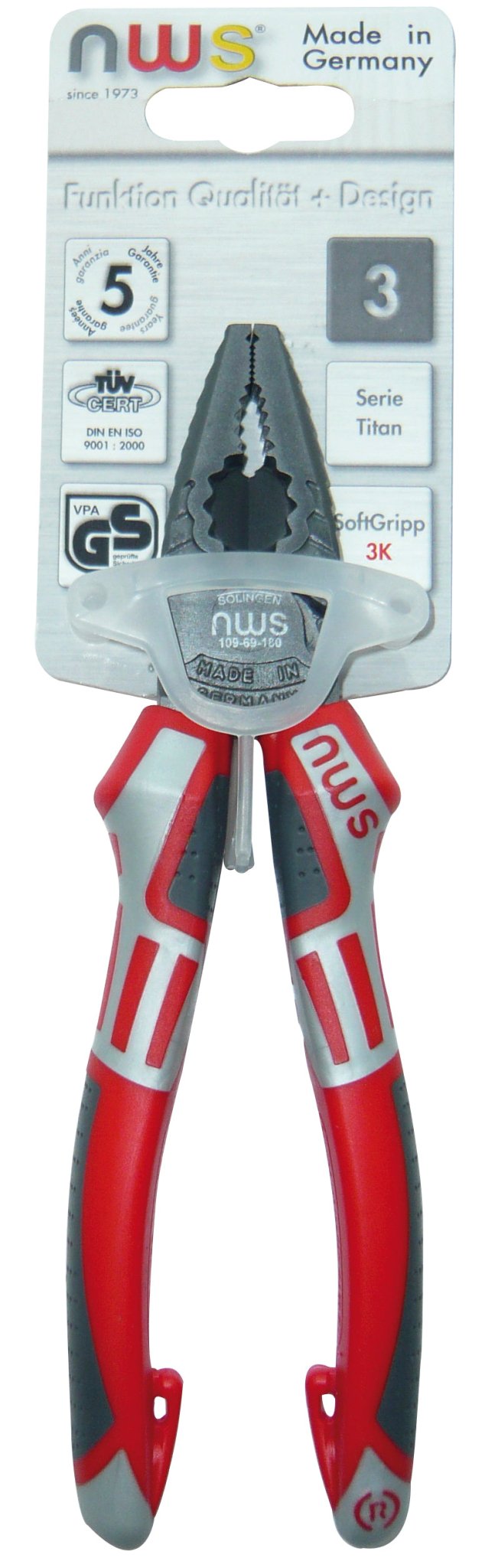 NWS - D - Display individual de cartón perforado apto para toda la gama de alicates y tenazas NWS - Ferrotecnia