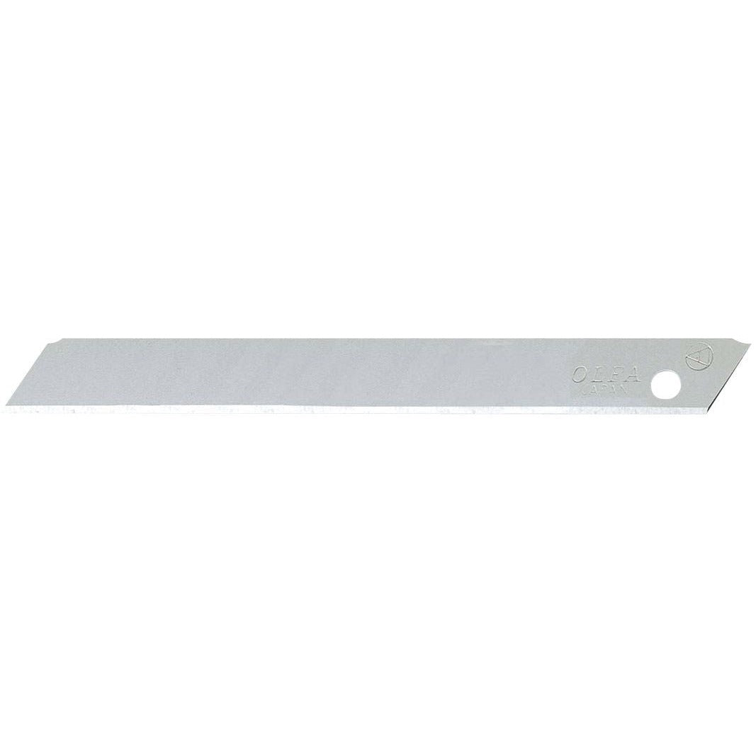 Olfa AB-SOL-50 - Pack of 50 solid 9 mm silver blades