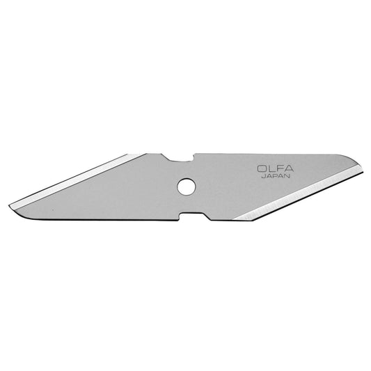 Olfa CKB-1 - Lot de 2 lames à double tranchant 98x18x1 mm argent