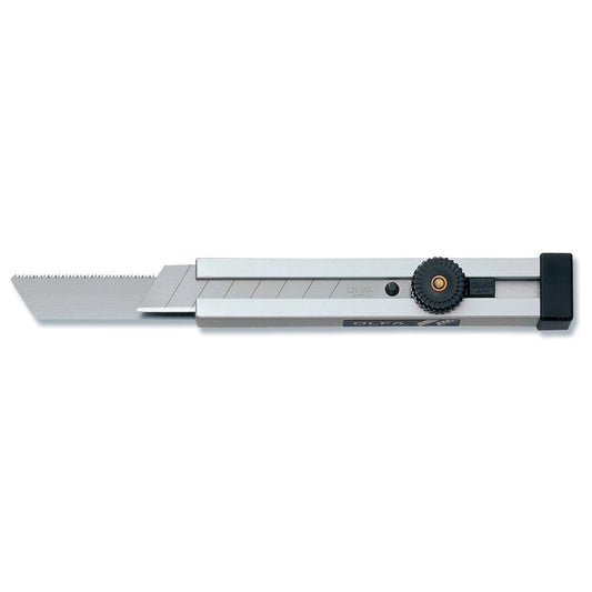 Olfa CS-2 - Utility knife with manual lock and aluminum handle and two 18mm blades