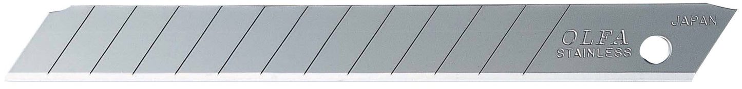 Olfa Cuchilla troceable de 9 mm de acero inoxidable - Ferrotecnia