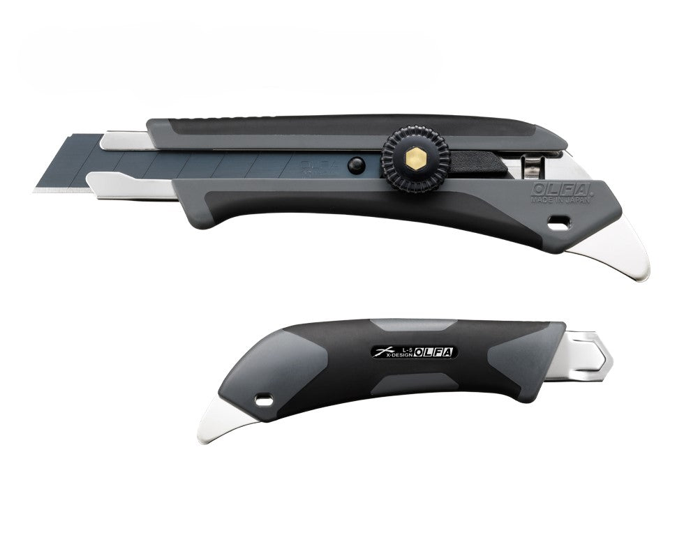 Olfa - Cúter L - 5/GRY con bloqueo manual gris (20 aniversario) - Ferrotecnia