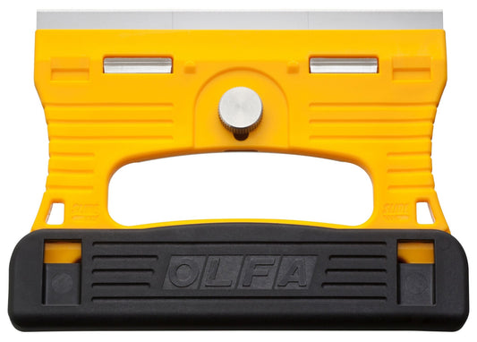 Olfa GSR - 1/3B - Rascador de vidrio cuchilla inoxidable con 3 cuchillas extra de 18 mm x 120 mm - Ferrotecnia