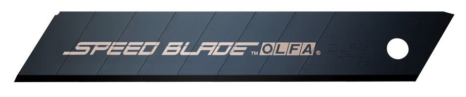 Olfa LFB - 5B - Pack de 5 cuchillas troceables Speed Blade 18 mm negras - Ferrotecnia