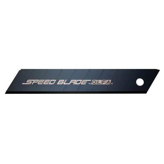 Olfa LFB-5B - Pack de 5 cuchillas troceables Speed Blade 18 mm negras - Ferrotecnia